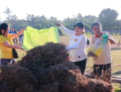 Jelang Bupati Belu Cup 2026, ASN Pemkab Belu Gelar Kerja Bakti Bersihkan Stadion Haliwen