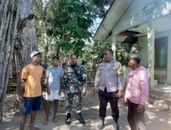 Bhabinkamtibmas Polres Belu dan Babinsa Intensifkan Patroli Dialogis, Warga Diminta Waspada Banjir dan Longsor