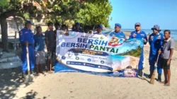 Sambut Hari Bhayangkara ke-80, Polres Belu Sukseskan Gerakan Indonesia ASRI di Pantai Atapupu