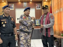 Perkuat Keamanan Perbatasan, Kapolres Belu Terima Kunjungan Kepala Polisi Perbatasan Timor Leste
