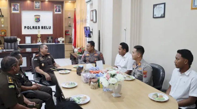 silaturahmi polres belu